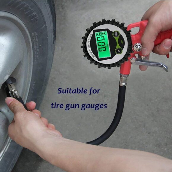 Digital Low Pressure Gauge with 1/4'' NPT Bottom Connector - Uharbour - Picture 3 of 6